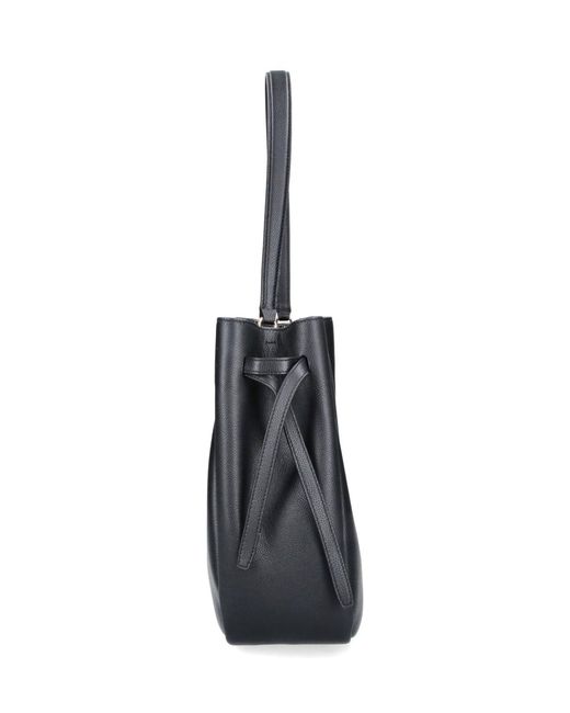 Tory Burch Black Bucket Bag "Romy"
