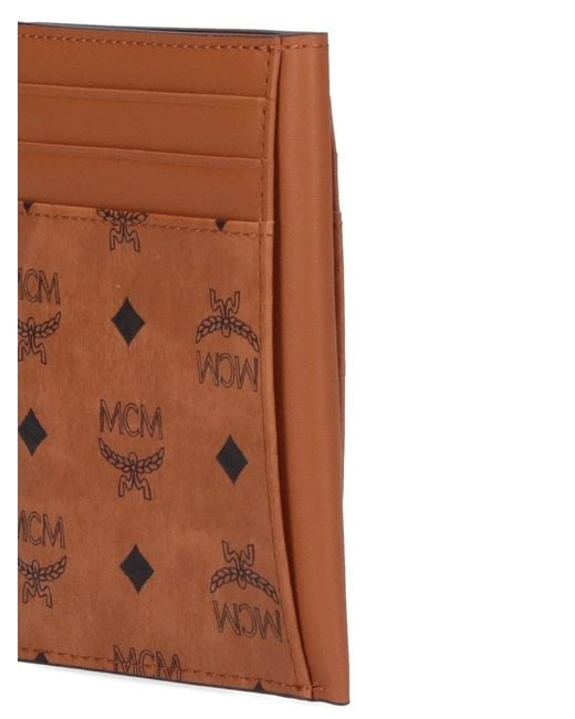 MCM White Mini Card Holder "n/s" for men