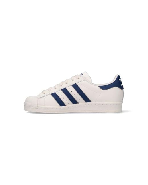 Adidas Blue Superstar Sneakers for men