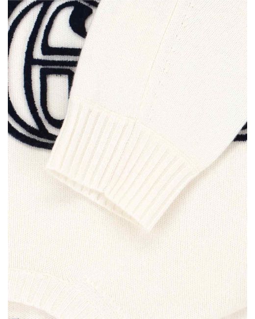 Max Mara White Logo Sweater