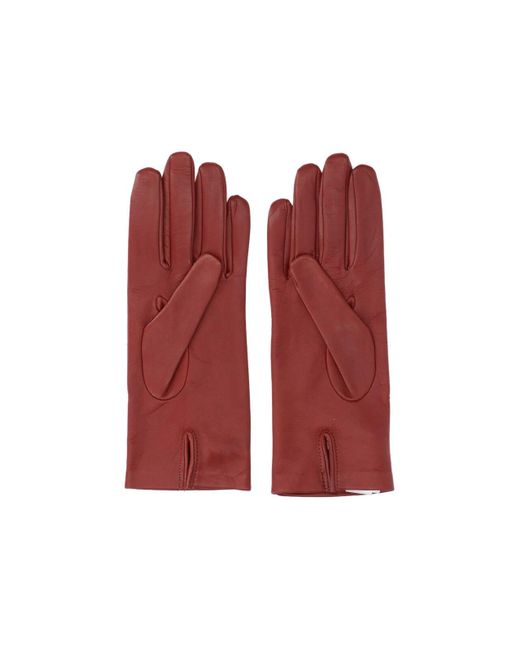 Guanti "Four Stitches" di Maison Margiela in Red
