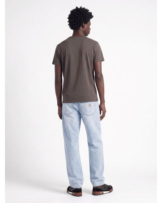 DIESEL Brown 100% Cotton Logo T-Shirt for men