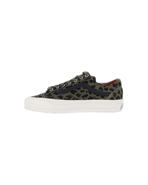Vans Black 100% Leather Sneakers