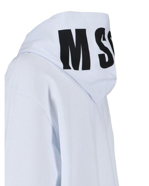MSGM Blue Logo Sweatshirt