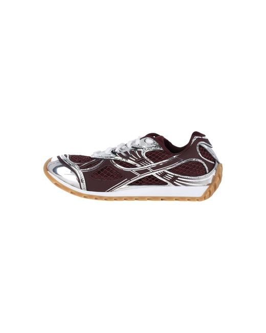 Bottega Veneta Red Sneakers "Orbit" for men