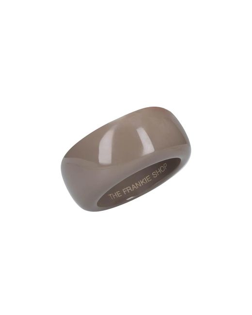 Frankie Shop Gray Rigid Bracelet "Tfs Glossy"