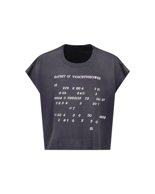 Enfants Riches Deprimes Blue T-Shirt "Voice Thrower" for men