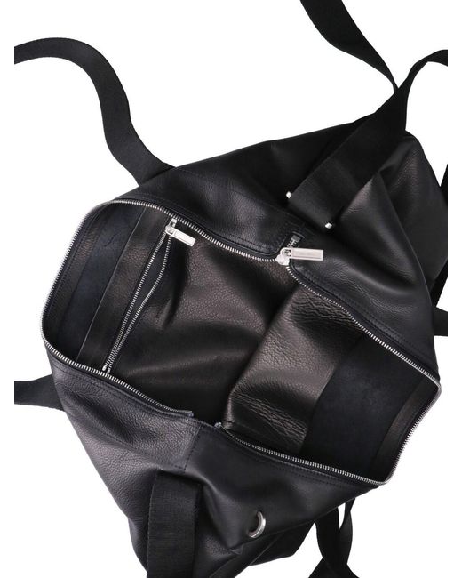 Rick Owens Black Shoulder Bag “Trolley”