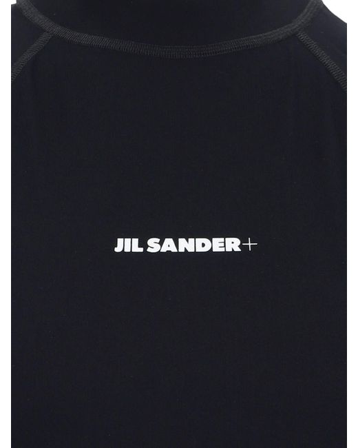 Jil Sander Black Logo T-shirt