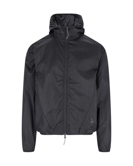 Roa Black 'Hue Packable Wind' Jacket for men