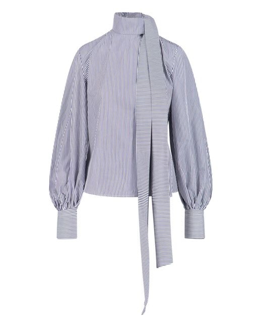 Finamore 1925 Blue 'Lindsay' Blouse