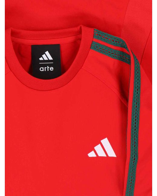 Adidas Red X Art Logo T-Shirt for men