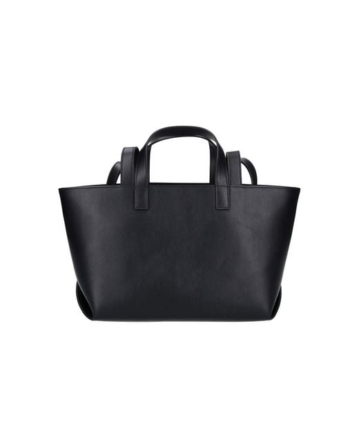 A.P.C. Blue Small Tote Bag "Le Drummer"