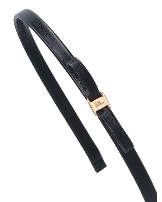 Ferragamo Blue Headband "Mini Bow"