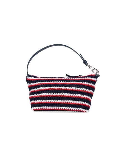 Pouch Logo di Miu Miu in Blue