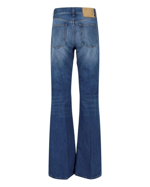 Haikure Blue "Flora" Flared Jeans