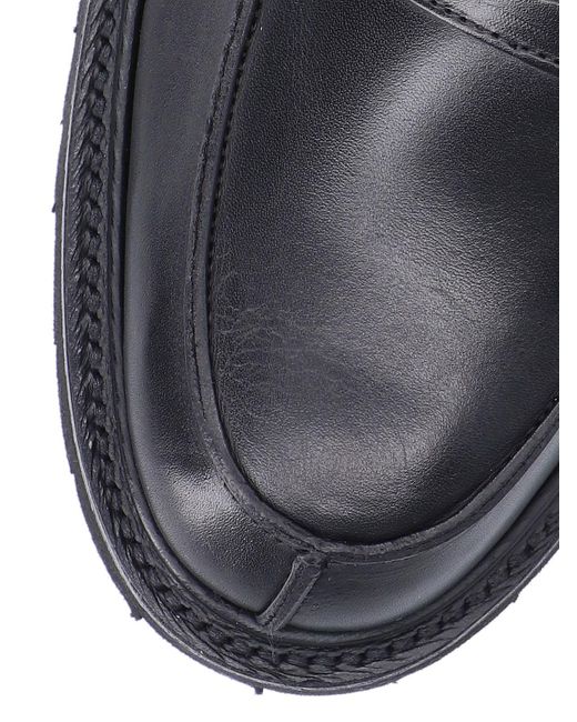 Tricker's Black 'Penny' Loafers for men