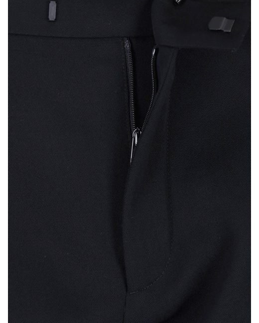 Saint Laurent Blue Wool Shorts