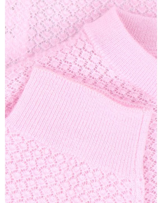 Miu Miu Pink Cashmere Cardigan