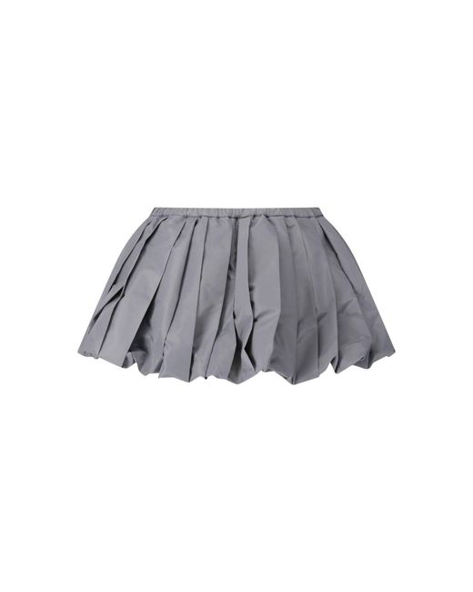 Miu Miu Gray Mini Skirt