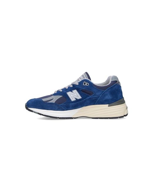 New Balance Blue Suede & Mesh Sneakers