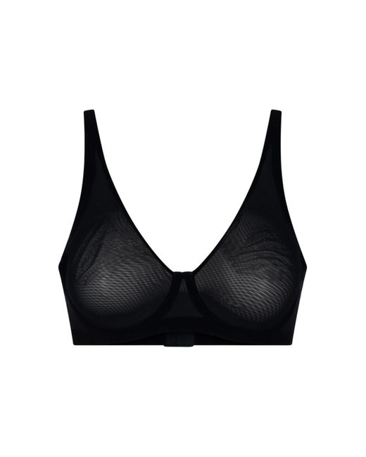 Wolford 'tulle Flock Full' Bra in Black | Lyst