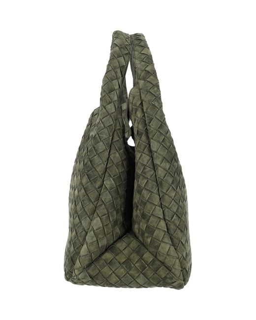 Bottega Veneta Green Large Handbag "Campana"