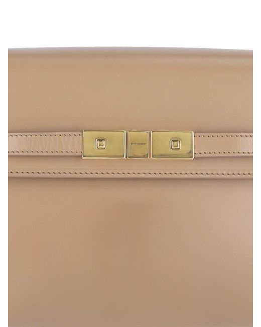 Borsa Mini "Manhattan" di Saint Laurent in Natural