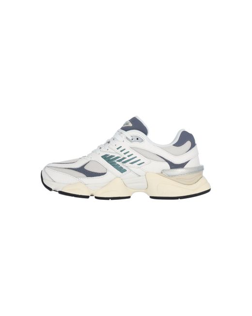 New Balance White '9060' Sneakers