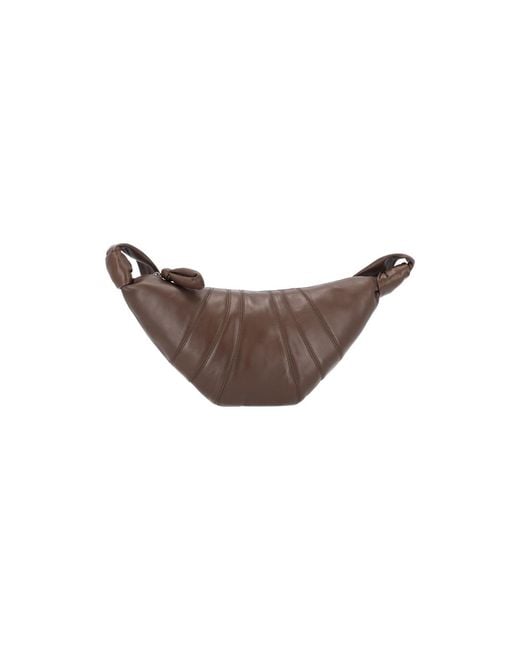 Lemaire Brown Medium Bag "Croissant" for men