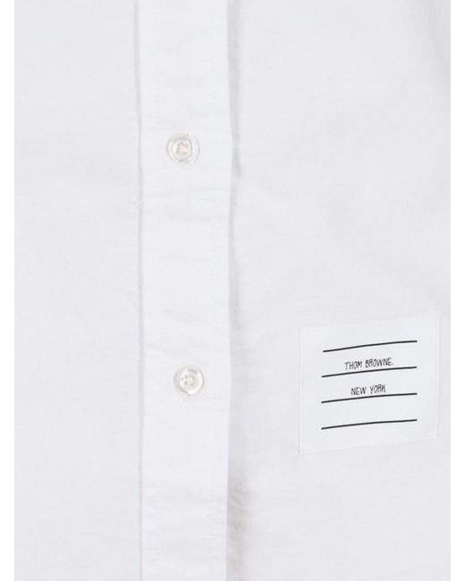 Camicia Classica di Thom Browne in White