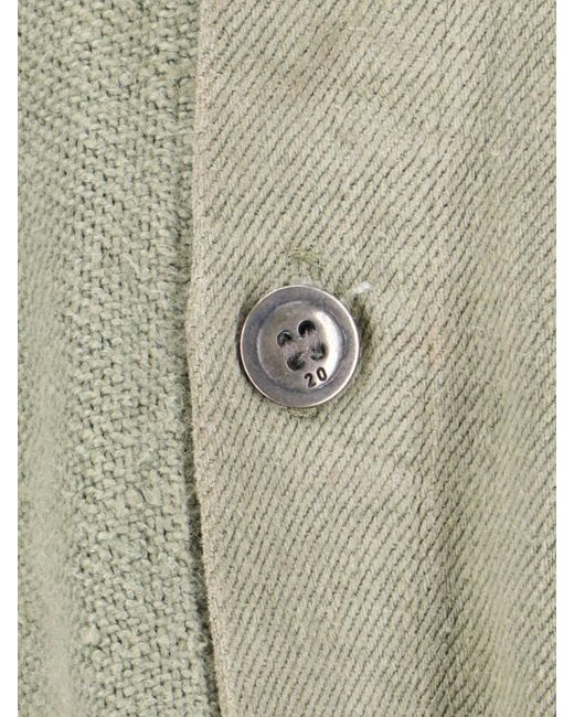 Greg Lauren Green 'shaul Collar Boxy' Jacket for men