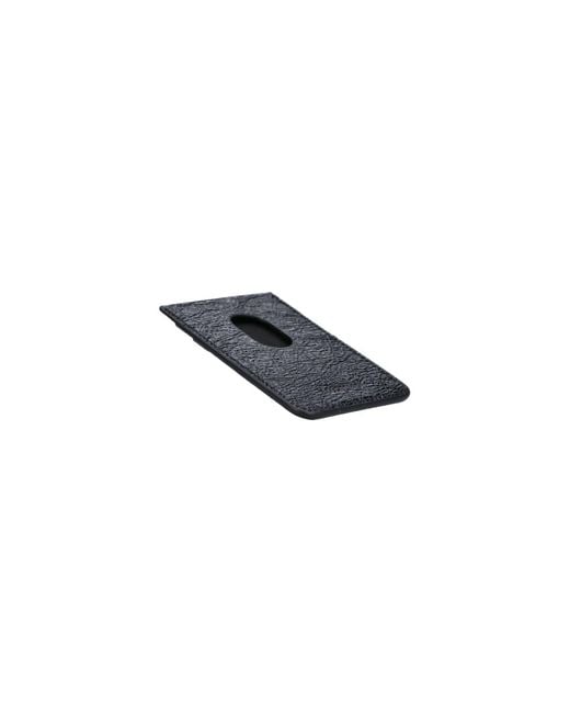 Balenciaga Black Mini Lamb Leather Wallet for men