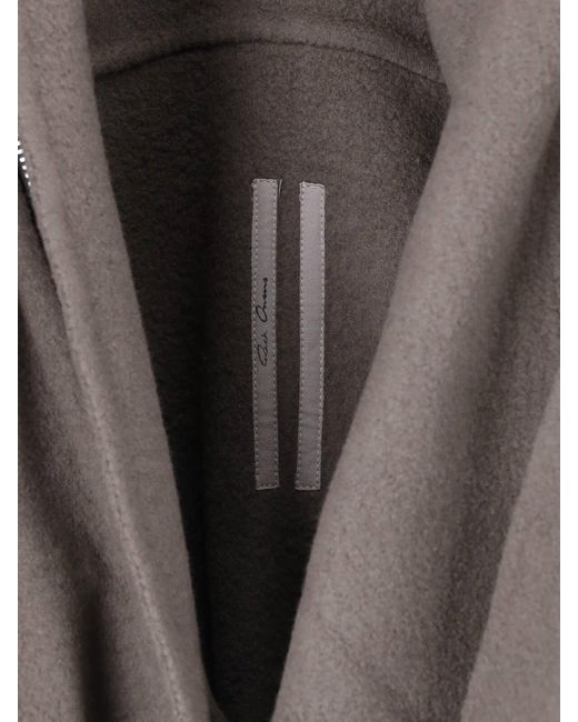 Rick Owens Gray 'Flight' Scarf Jacket