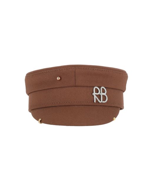 Cappello "Pierced Baker Boy" di Ruslan Baginskiy in Brown