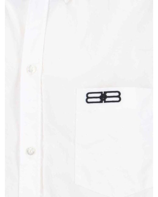 Balenciaga White Shirts Material 1: Cotton for men