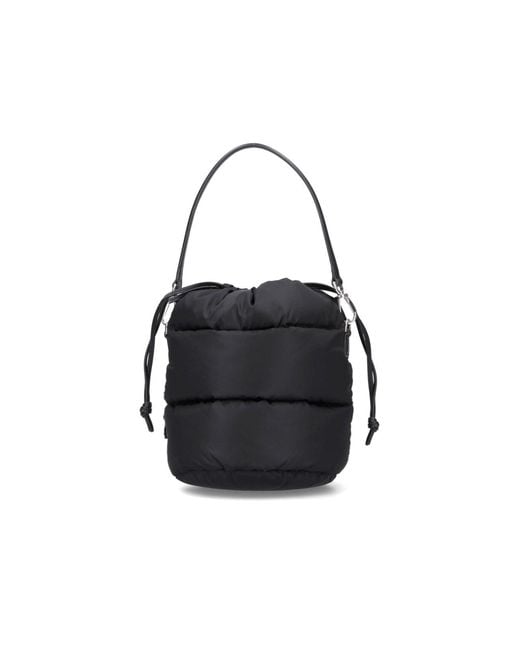 Moncler Black "Caradoc" Bucket Bag