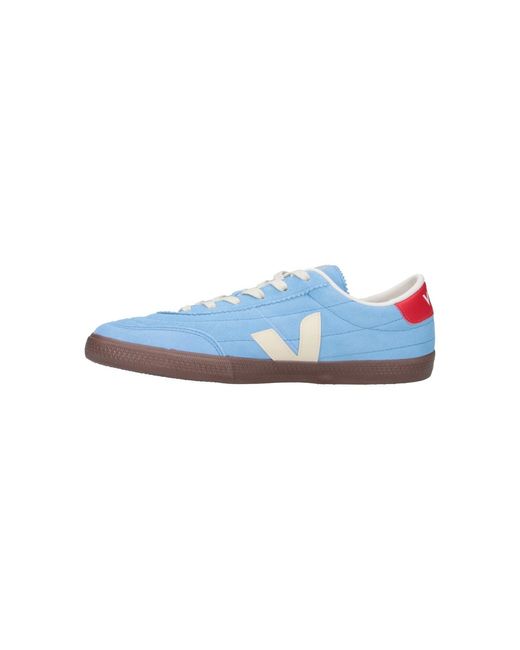 Veja Blue Sneakers Upper: Suede for men