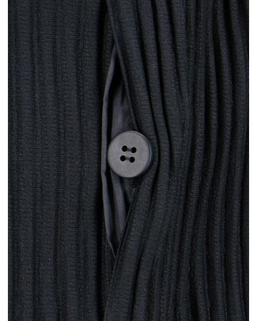 HOMME PLISSÉ Black Pleated Pants for men
