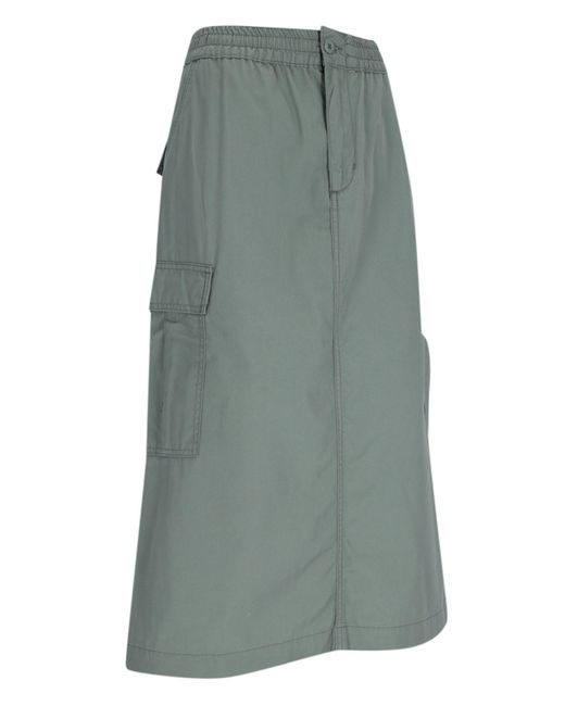 Carhartt Green 'jet Cargo' Maxi Skirt