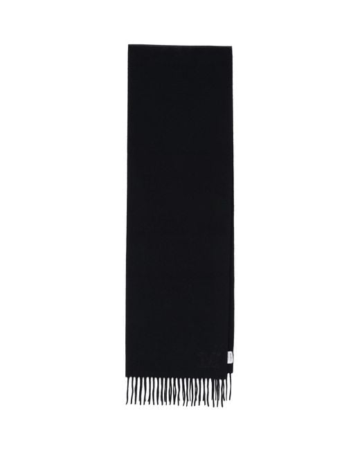 Max Mara Black Cashmere Scarf "Wsdalia"