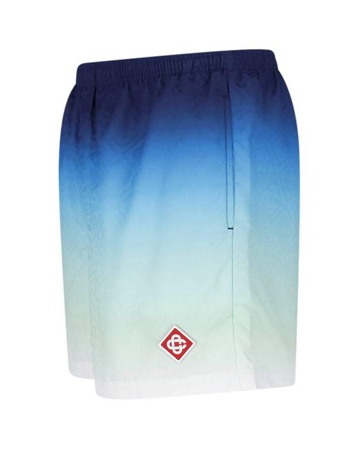 Casablanca Blue Beach Shorts "Gradient" for men