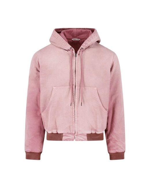 Auralee Pink Denim Jacket for men