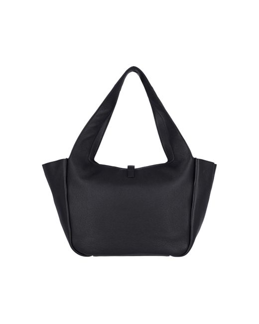 Saint Laurent Black 'bea' Tote Bag