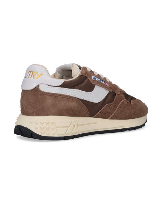 Autry Brown Sneakers Upper: Nylon for men