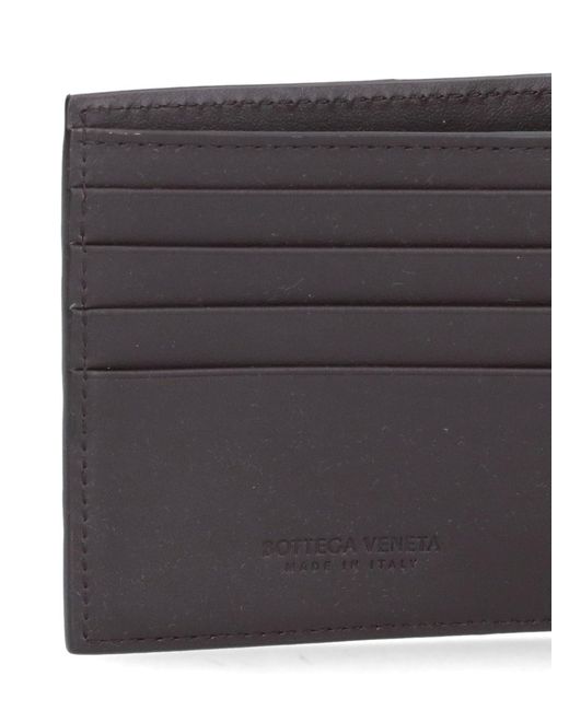 Bottega Veneta Black Woven Wallet for men