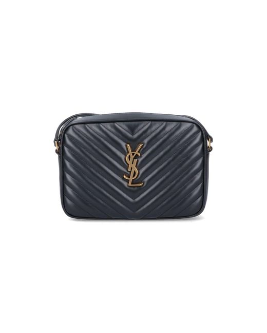 Saint Laurent 'lou Camera' Crossbody Bag in Blue Lyst