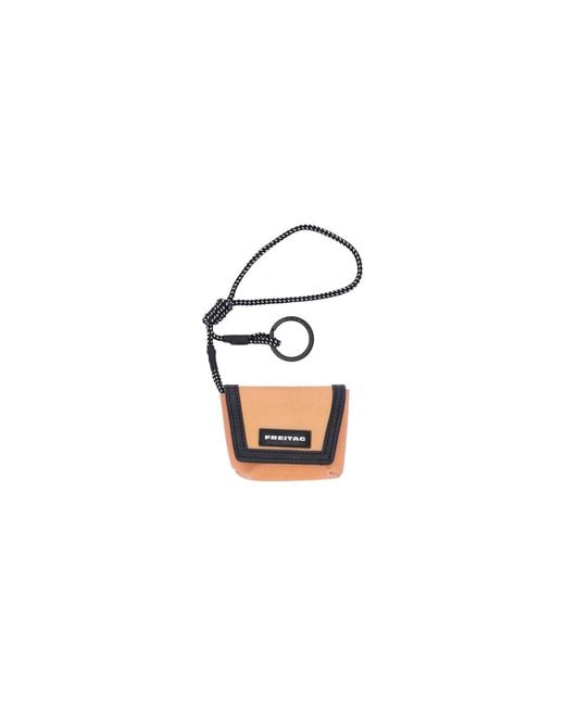 Freitag White Mini Keychain “Messenger”