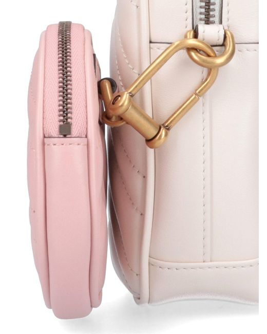 Gucci Pink 'Gg Marmont' Mini Bag