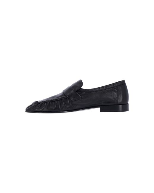 The Row Black Penny Loafers for men